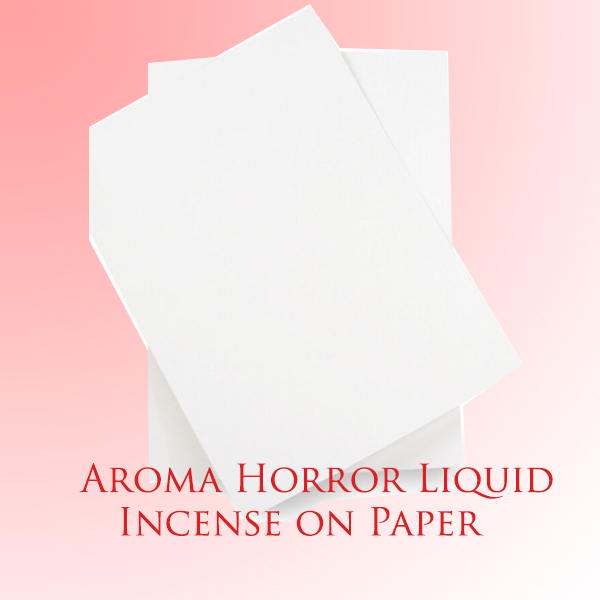 Aroma Horror Liquid Incense on Paper