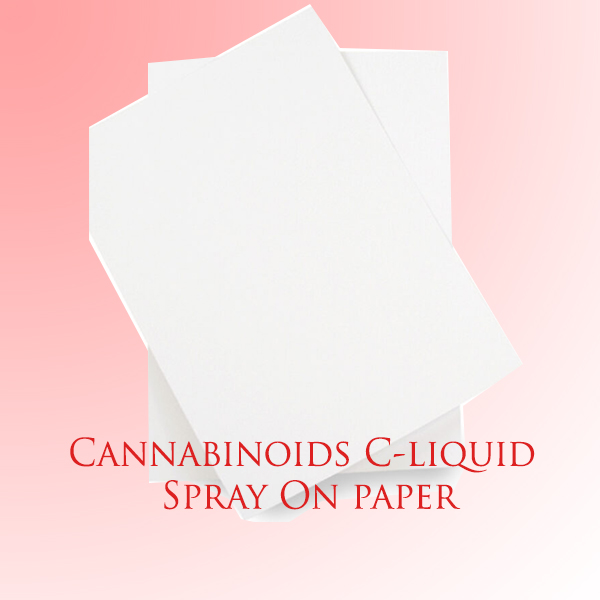 CANNABINOIDS C-LIQUID SPRAY ON PAPER
