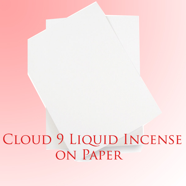 Cloud 9 Liquid Incense on Paper